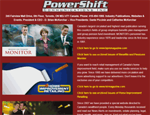 Tablet Screenshot of powershift.ca